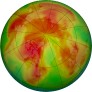 Arctic ozone map for 2024-04-26